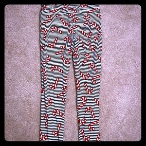 NWOT OS Lularoe holiday leggings